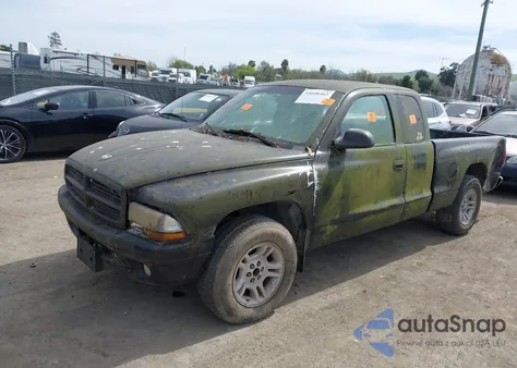 2001 Dodge Dakota Slt/Sport из США, поврежденный, VIN 1B7GL22X31S214272
